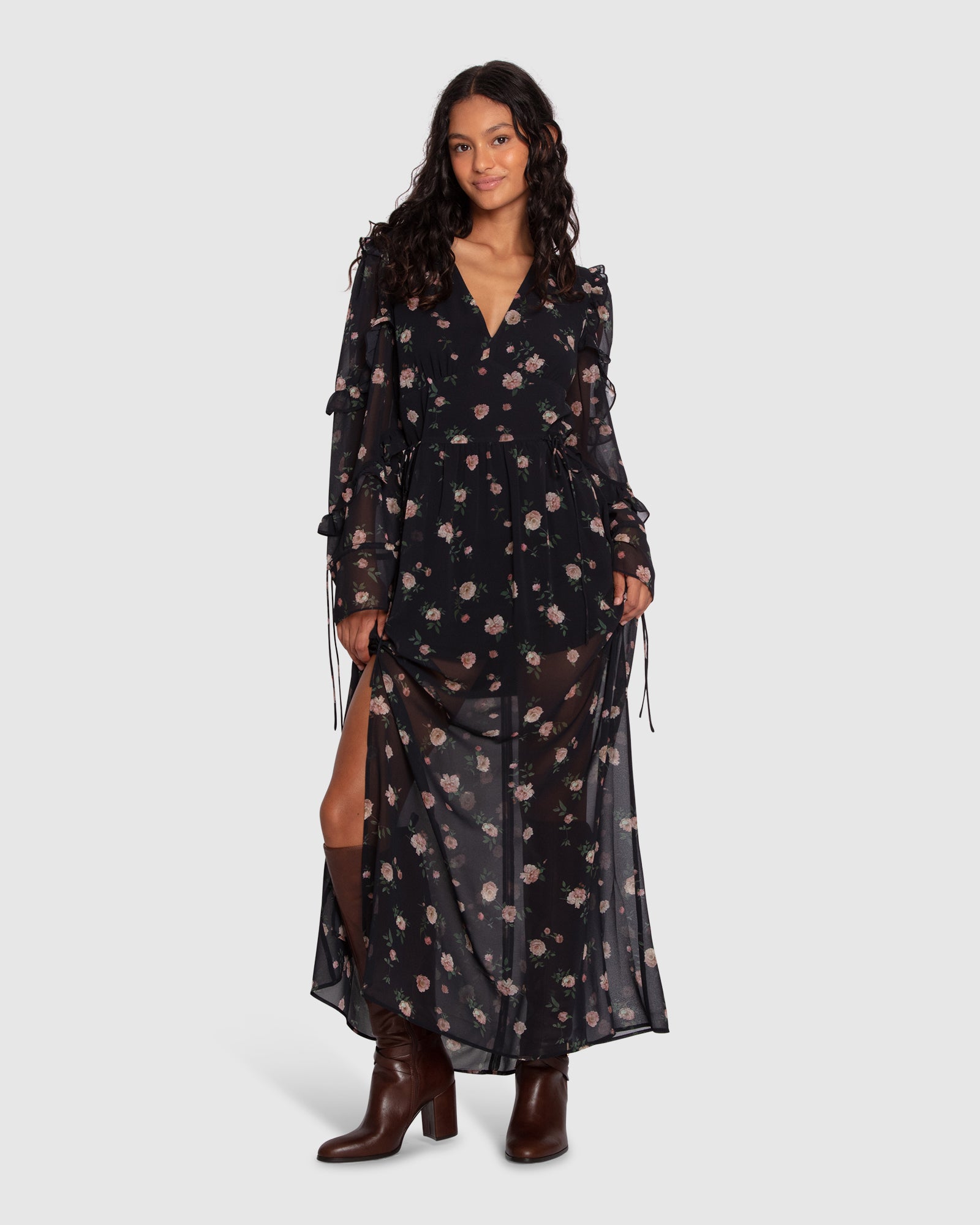 Image of Come As You Are Floral Maxi Dress - Bloom