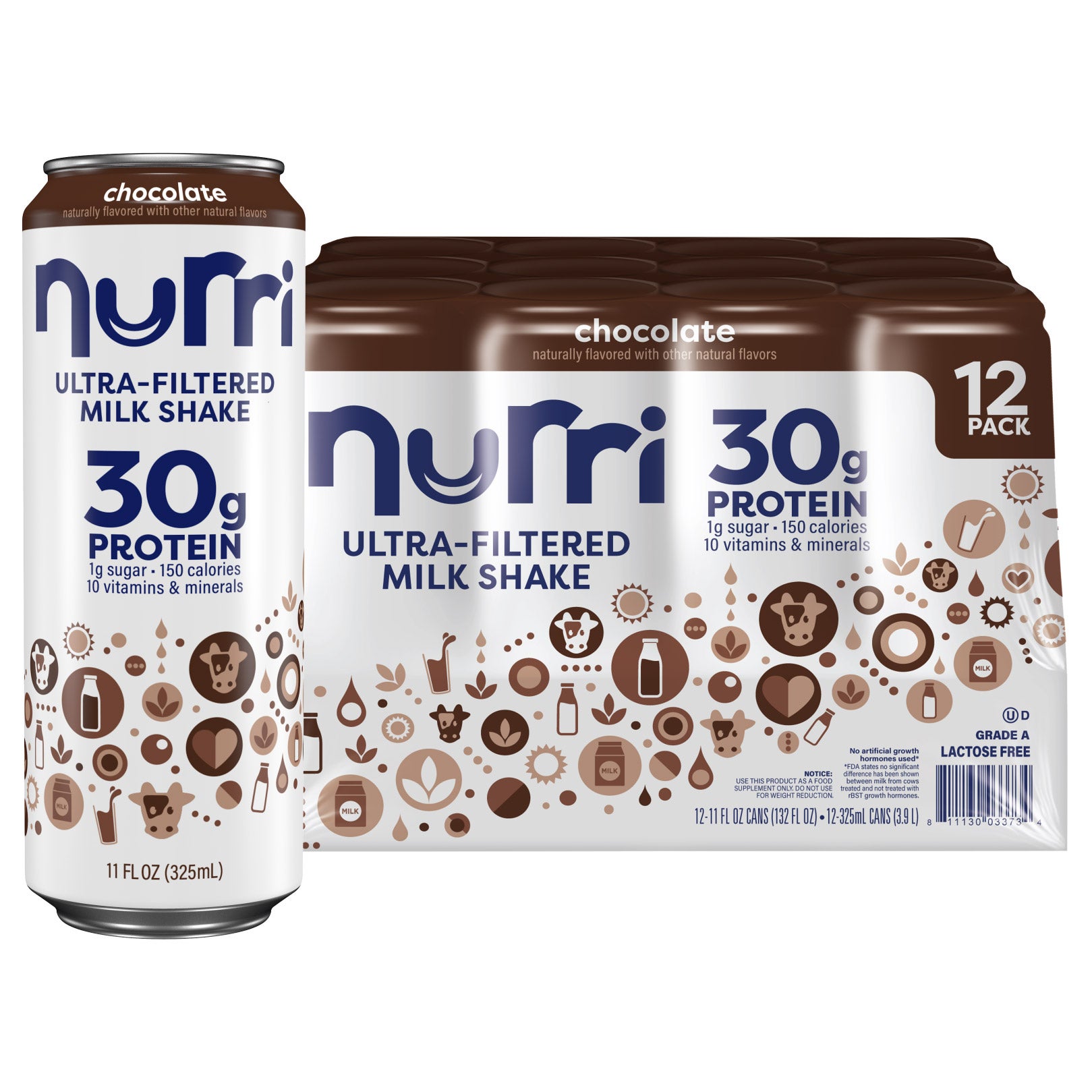 Nurri 30g Protein Shake, 11 fl oz, 12-Pack