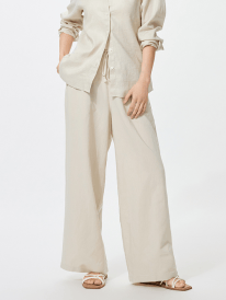 Linen Blend Easy Pants