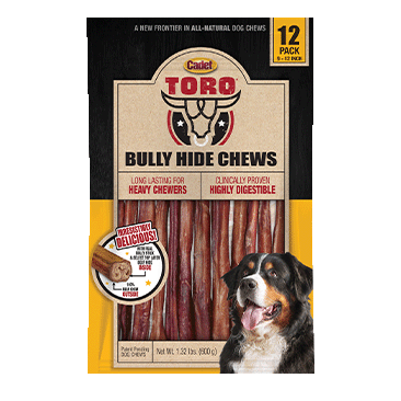 Cadet Toro Bully Hide Chews for Dogs