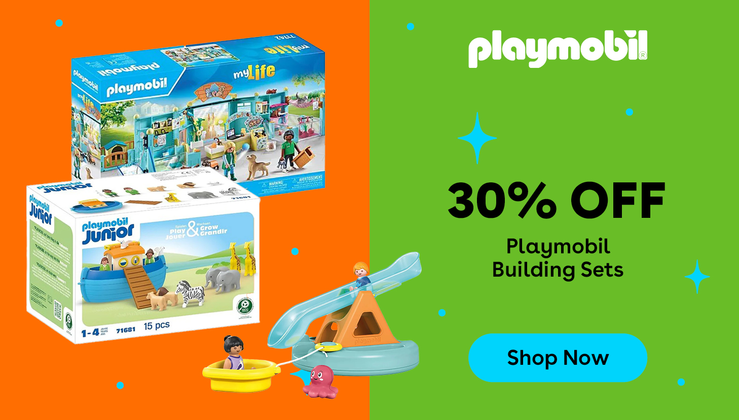 30% OFF Playmobil Building Sets