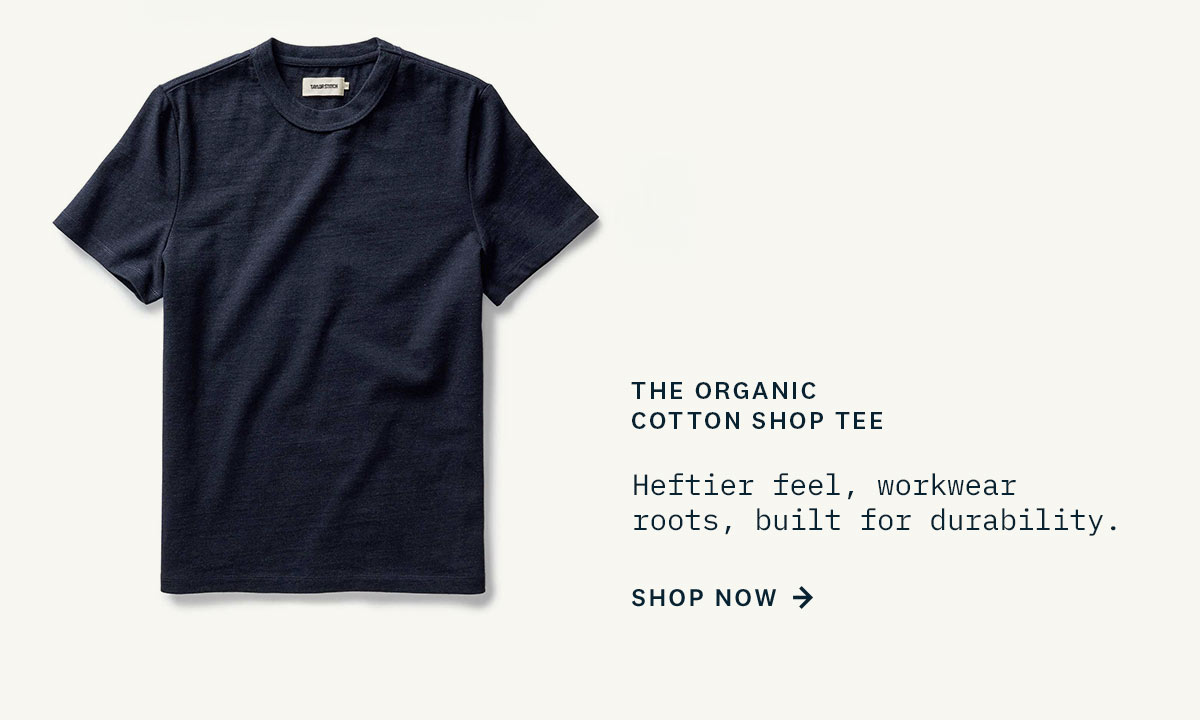 The Organic Cotton Shop Tee in Navy Twist