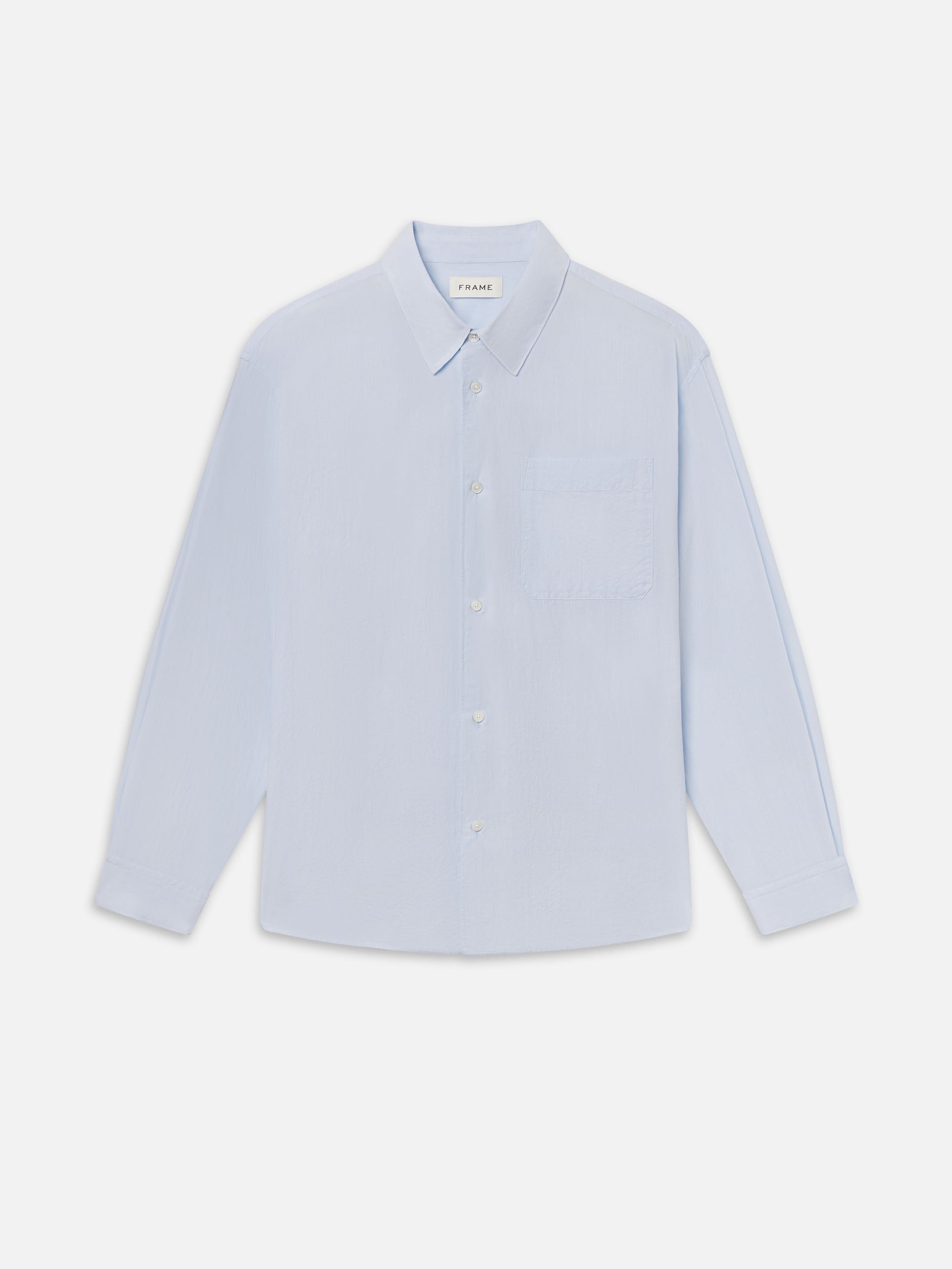 LIGHT COTTON SHIRT IN SUMMER BLUE
