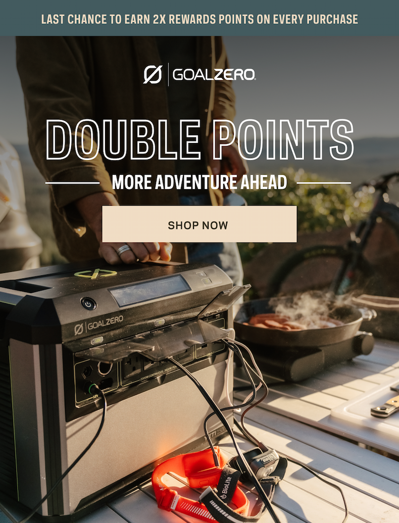 Last Chance to Earn 2X Rewards