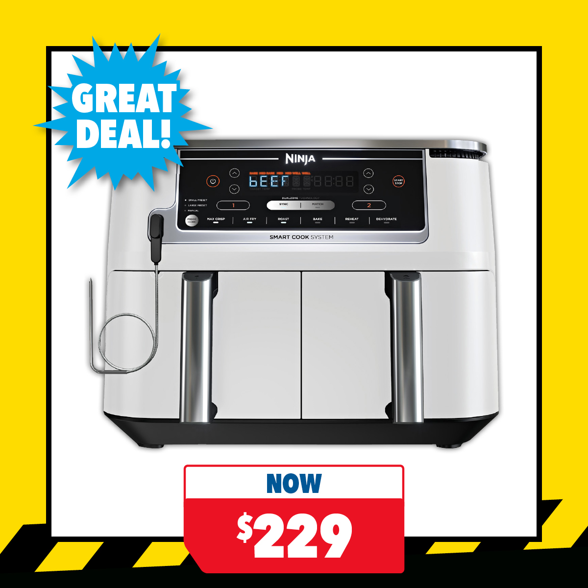 Ninja Foodi Max XXXL Smart Dual Zone 9.5L Air Fryer