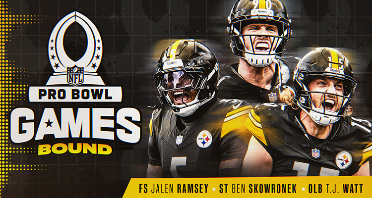 Three Steelers selected to Pro Bowl Games