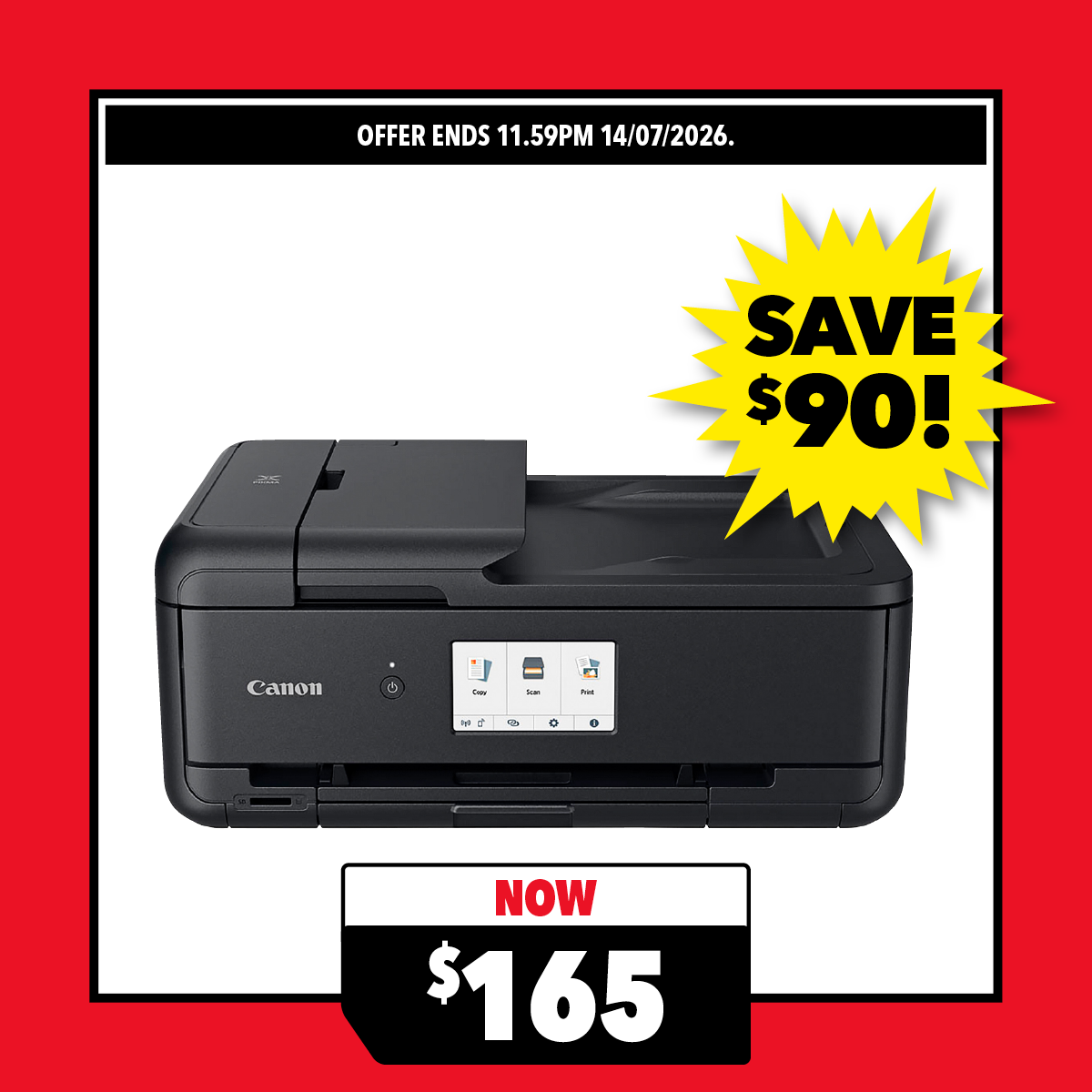 Canon PIXMA TS9560a A3 All-in-One Inkjet Printer