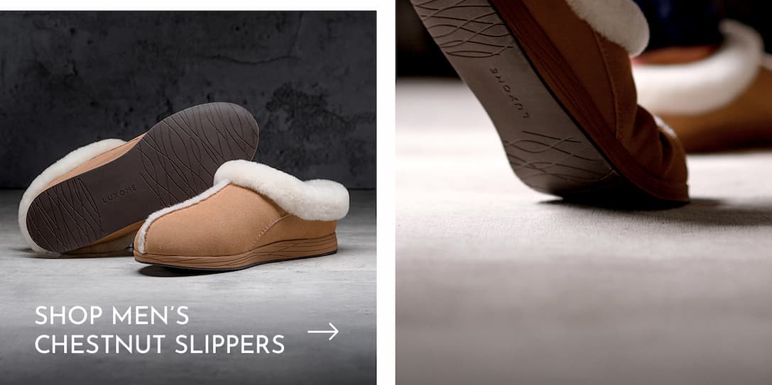 Shop Mens Slippers — Chestnut