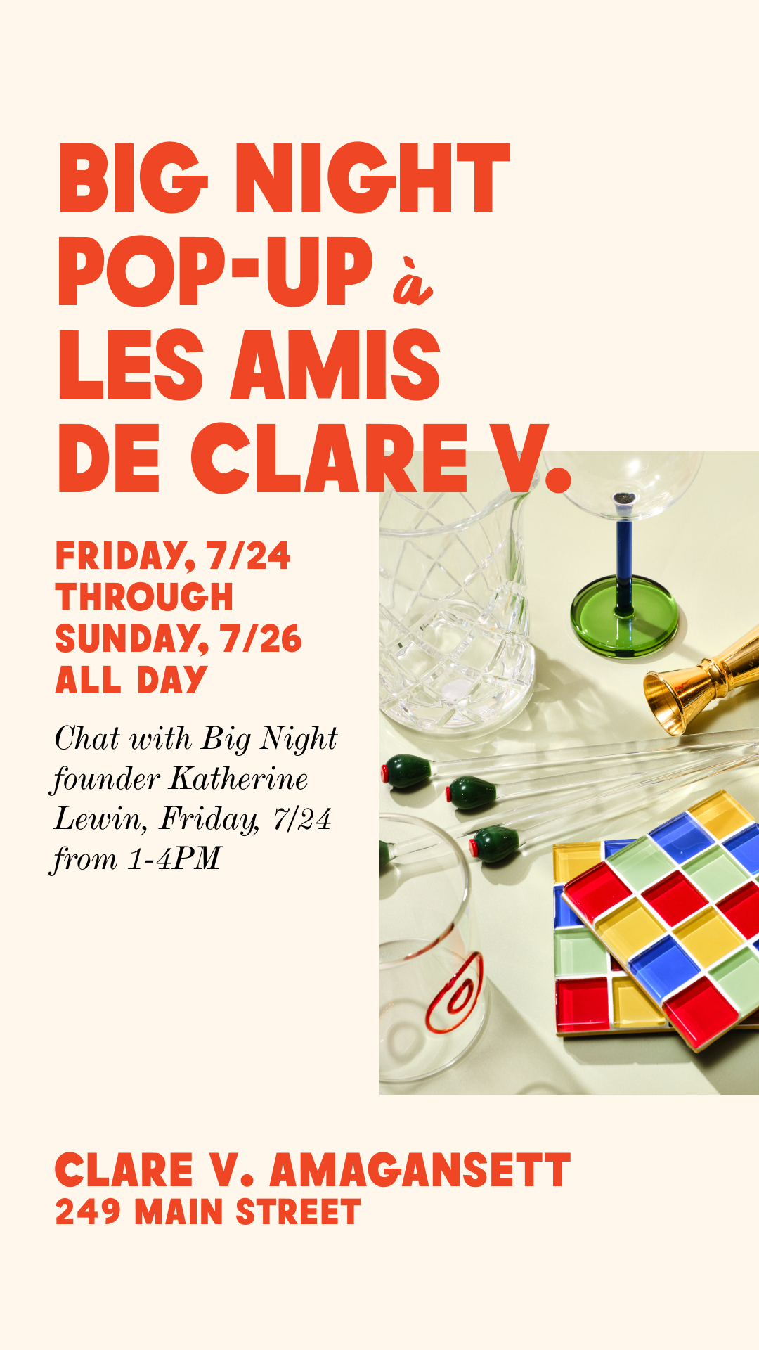 View Clare V. Events