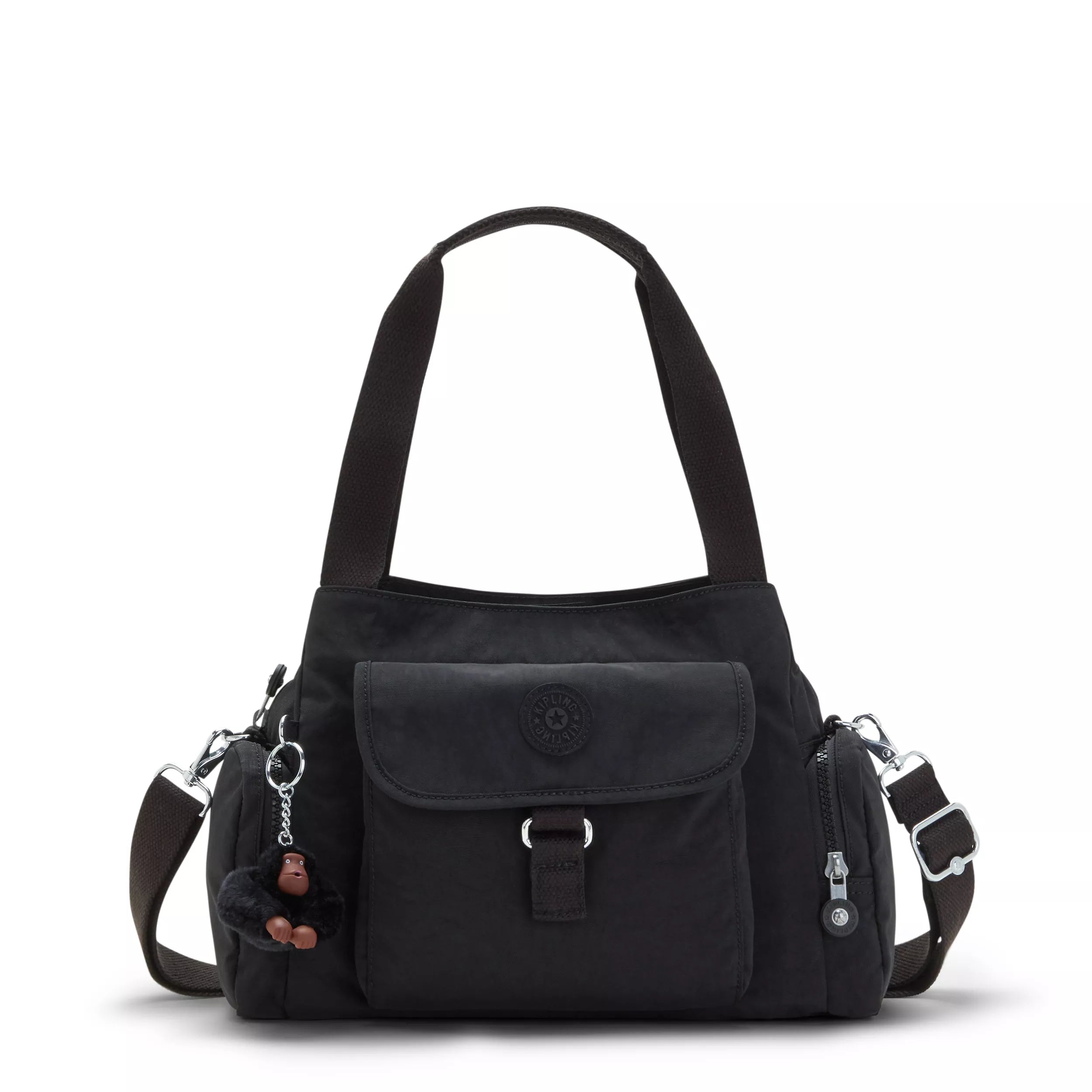 Felix Large Handbag-Black Tonal