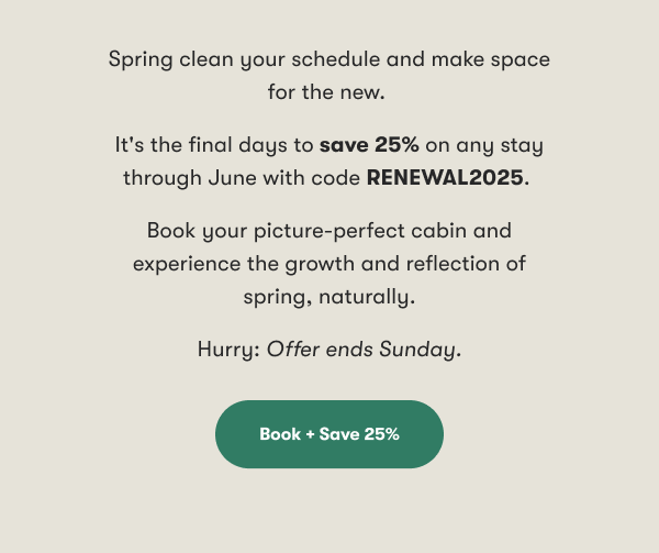 Spring clean your schedule and make space for the new.