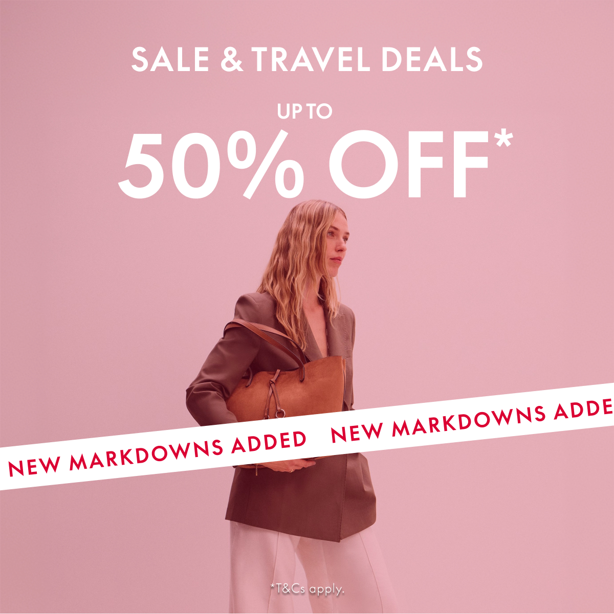 Up to 50% off* Sale & Travel Deals
