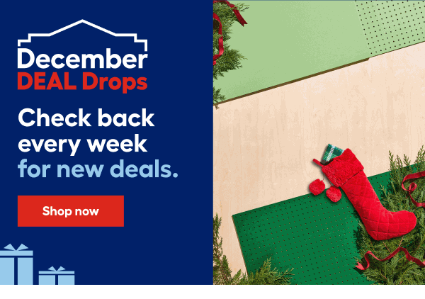 December DEAL Drops Check back every week for new deals.