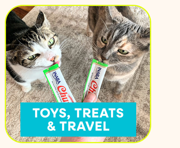 Toys, Treats     & Travel