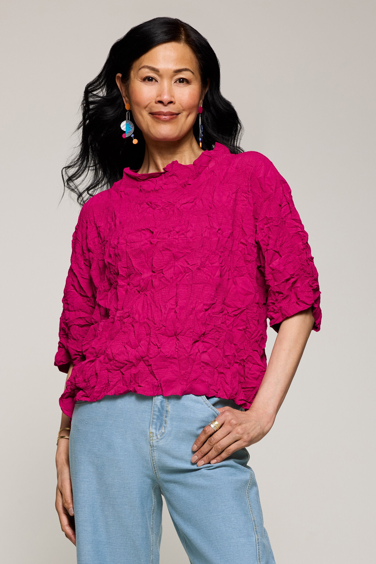 Image of Gillian Top - Cerise