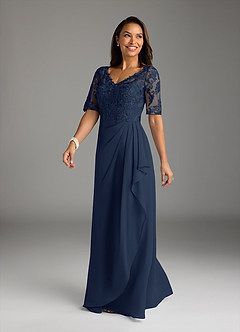 Image of Azazie Amedeus Dark Navy