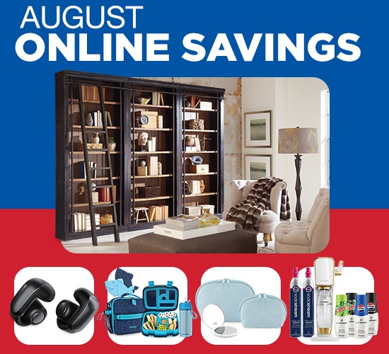 Shop August Online Savings