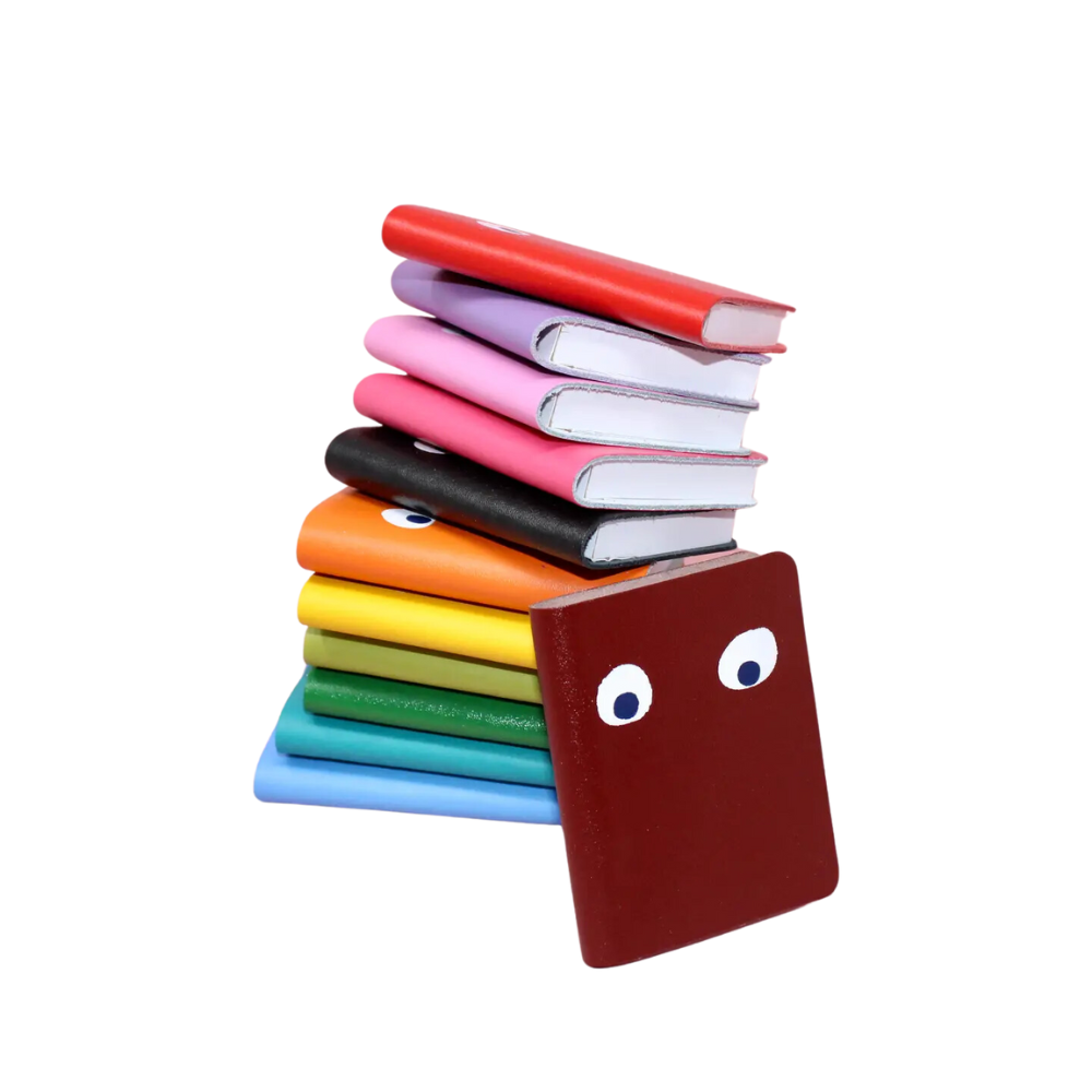 Image of Googly Eye Mini Leather Notebook