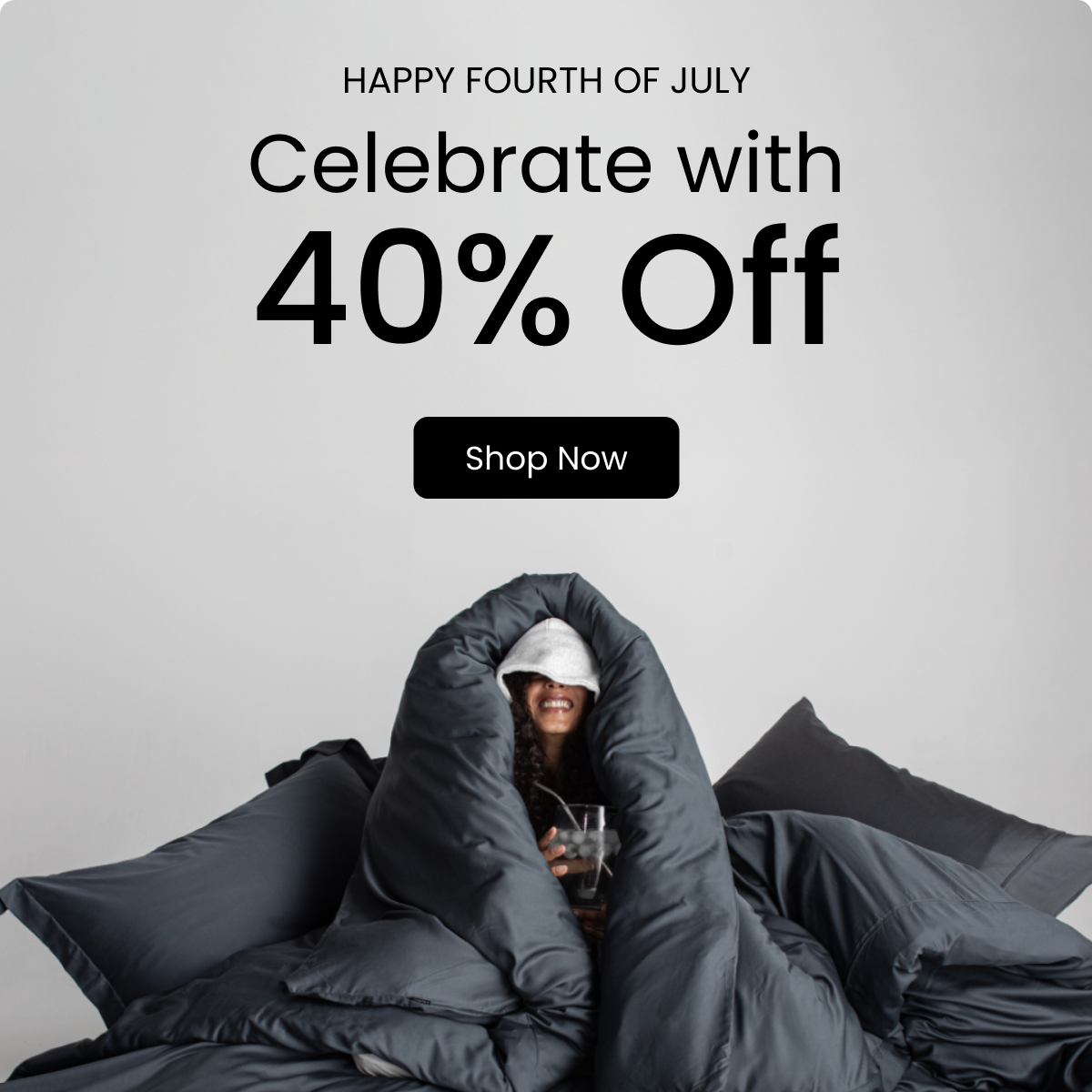 happy fourth of july celebrate with 40% off shop now