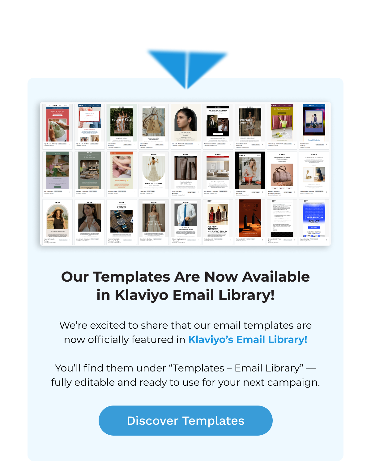 Our Templates Are Now Available in Klaviyo Email Library!