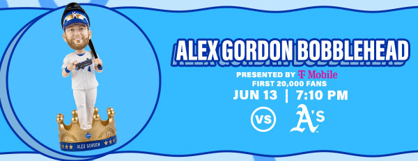 Alex Gordon Bobblehead - June 13 - Get Tickets