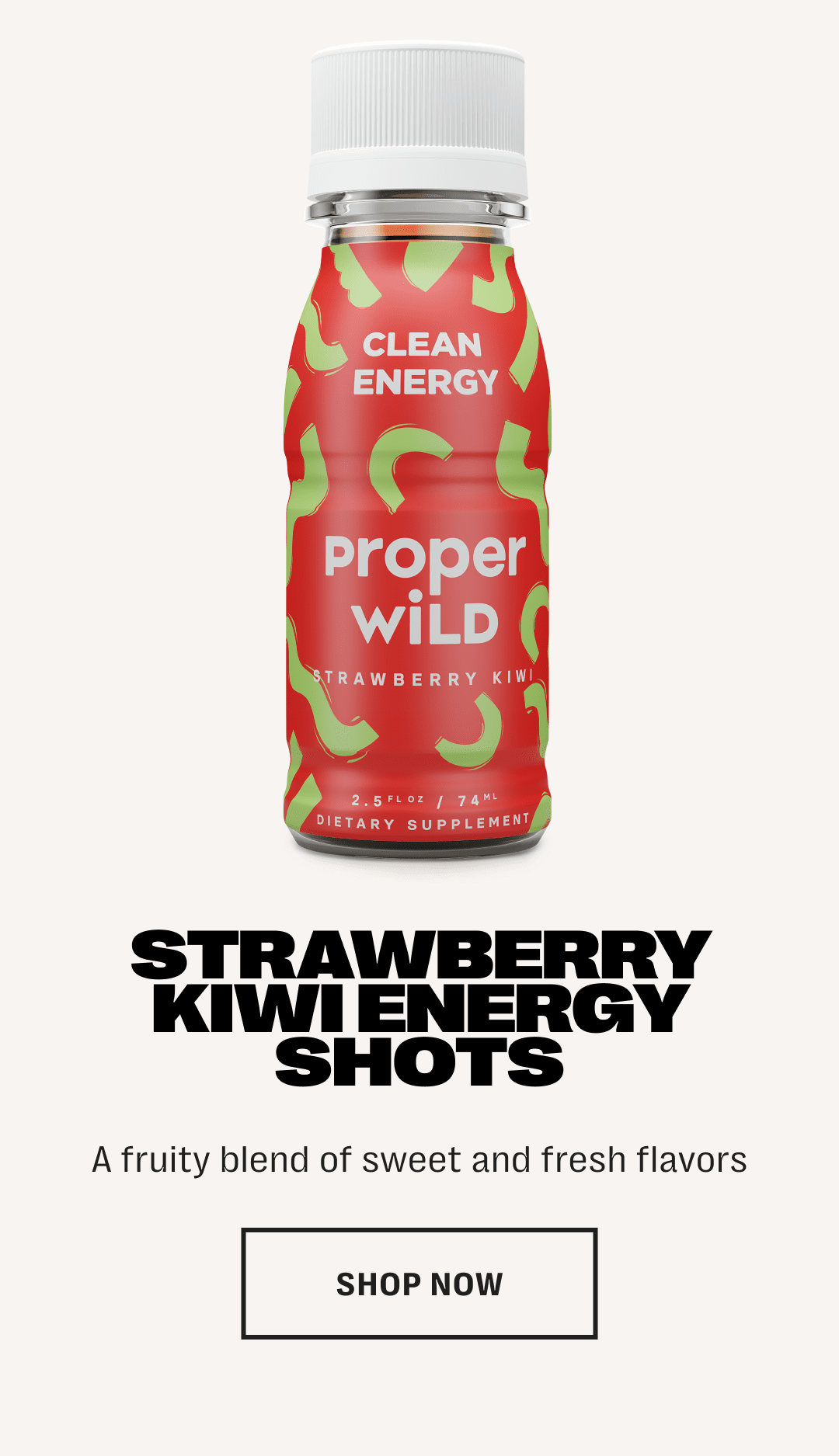 strawberry kiwi energy shots - a fruity blend of sweet and fresh flavors - shop now