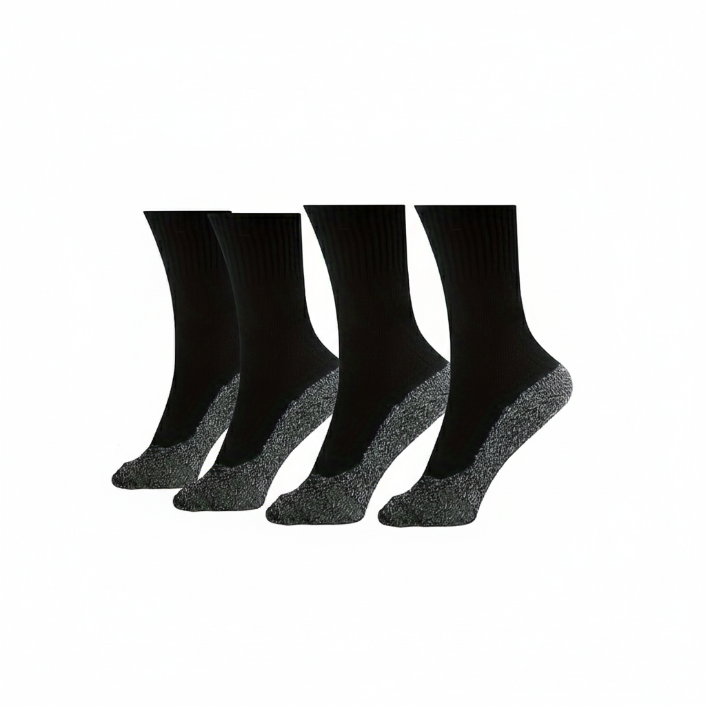 Image of 2 Pairs Of Aluminized Fiber Heated Socks