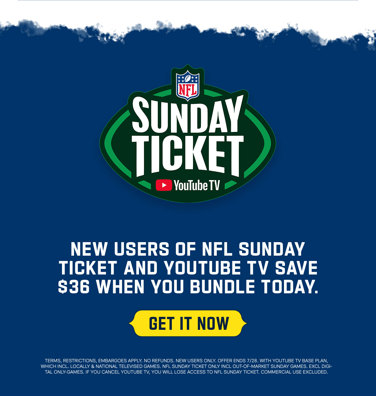 Sunday Ticket Promo