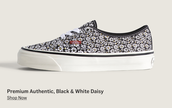 Premium Authentic, Black & White Daisy. Shop Now