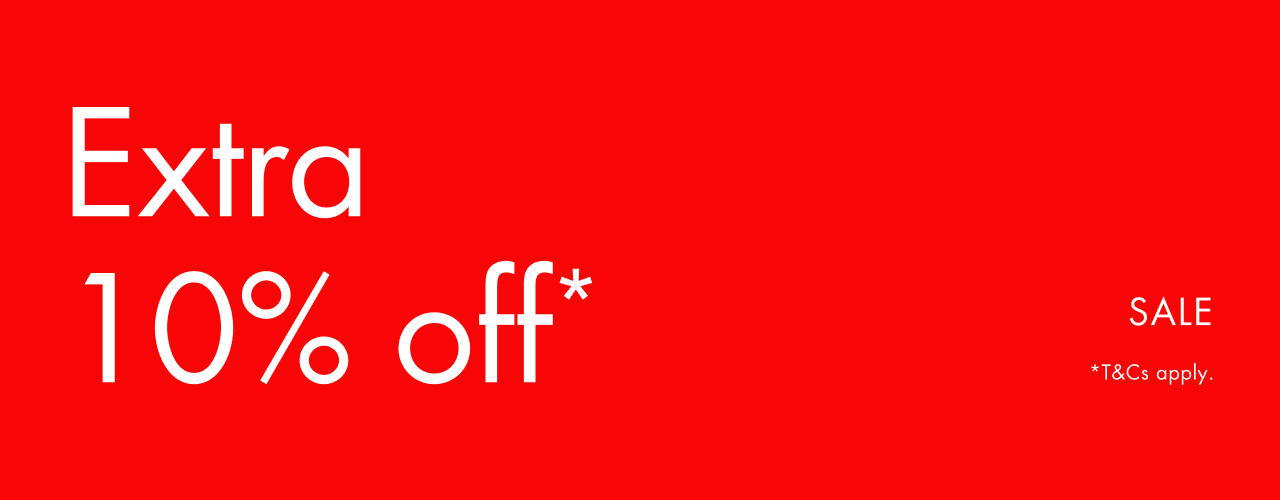 Last chance for an extra 10% off Sale and 20% off selected Beauty. Shop now.