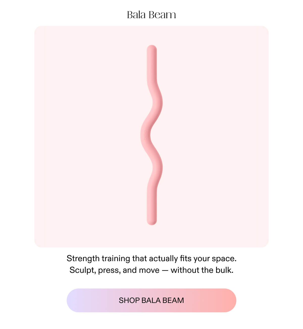 SHOP BALA BEAM