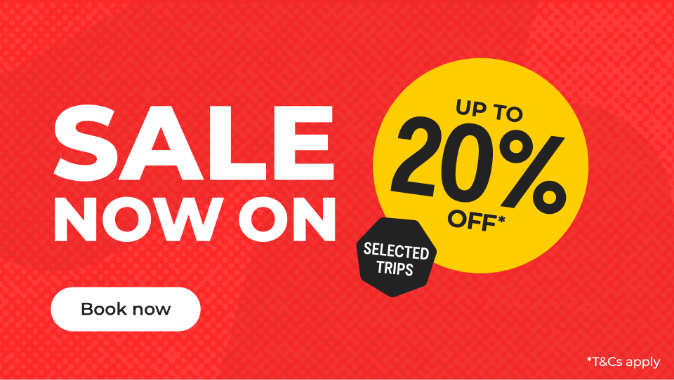Sale now on. Up to 20% off*