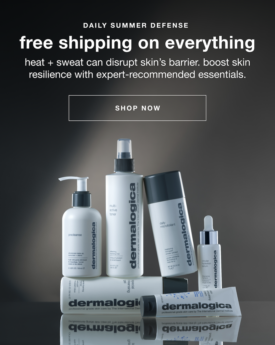 happy world skin health day | enjoy free shipping on all orders | skin health isn't a trend — it's a commitment today we celebrate yours | SHOP NOW