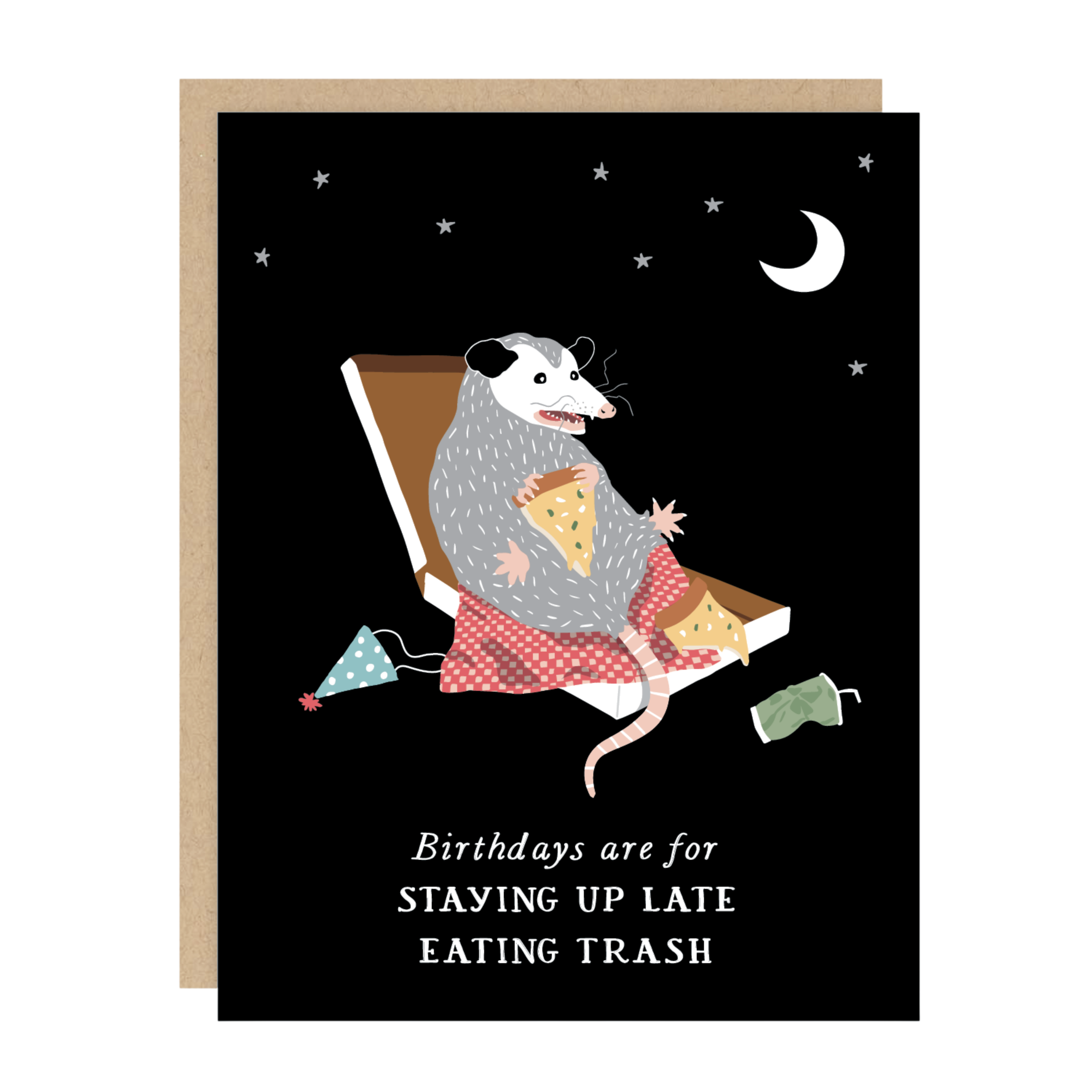 Image of Possum Birthday Card