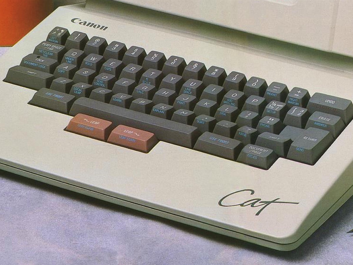 Remember the Canon computer designed by the Macintosh's creator?