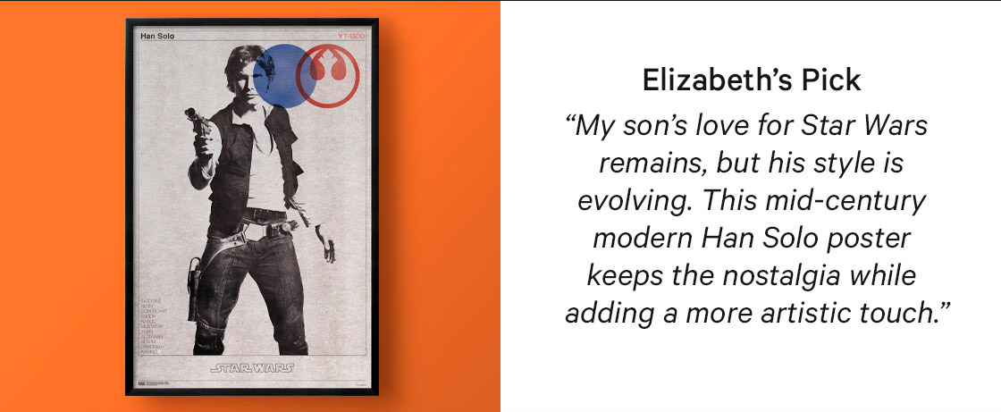 Elizabeth's Pick: Star Wars: Mid-century Modern - Han Solo