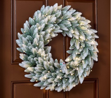 Bethlehem Lights Grand Radiance 26" Wreath with 3-in-1 LEDs
