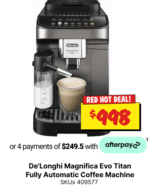 De'Longhi Magnifica Evo Titan Fully Automatic Coffee Machine