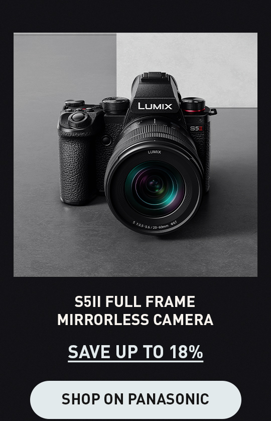 S5II Full Frame Mirrorless Camera - Save 18%