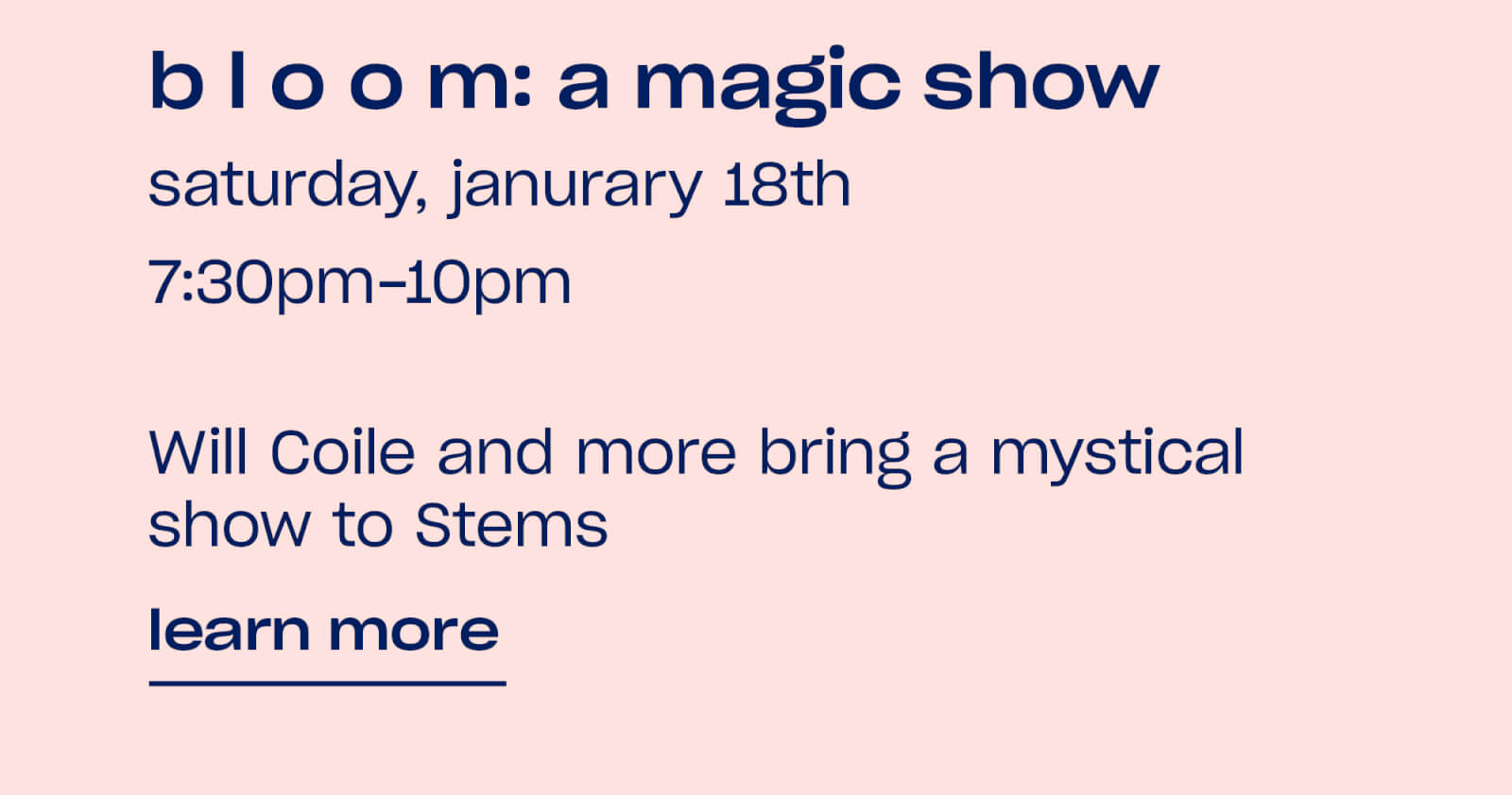 Recess x Bloom: Magic Show