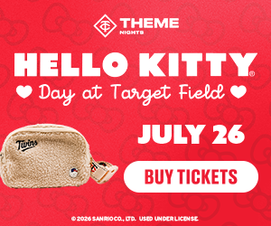 It’s Hello Kitty Day at Target Field on July 26! Buy Tickets.