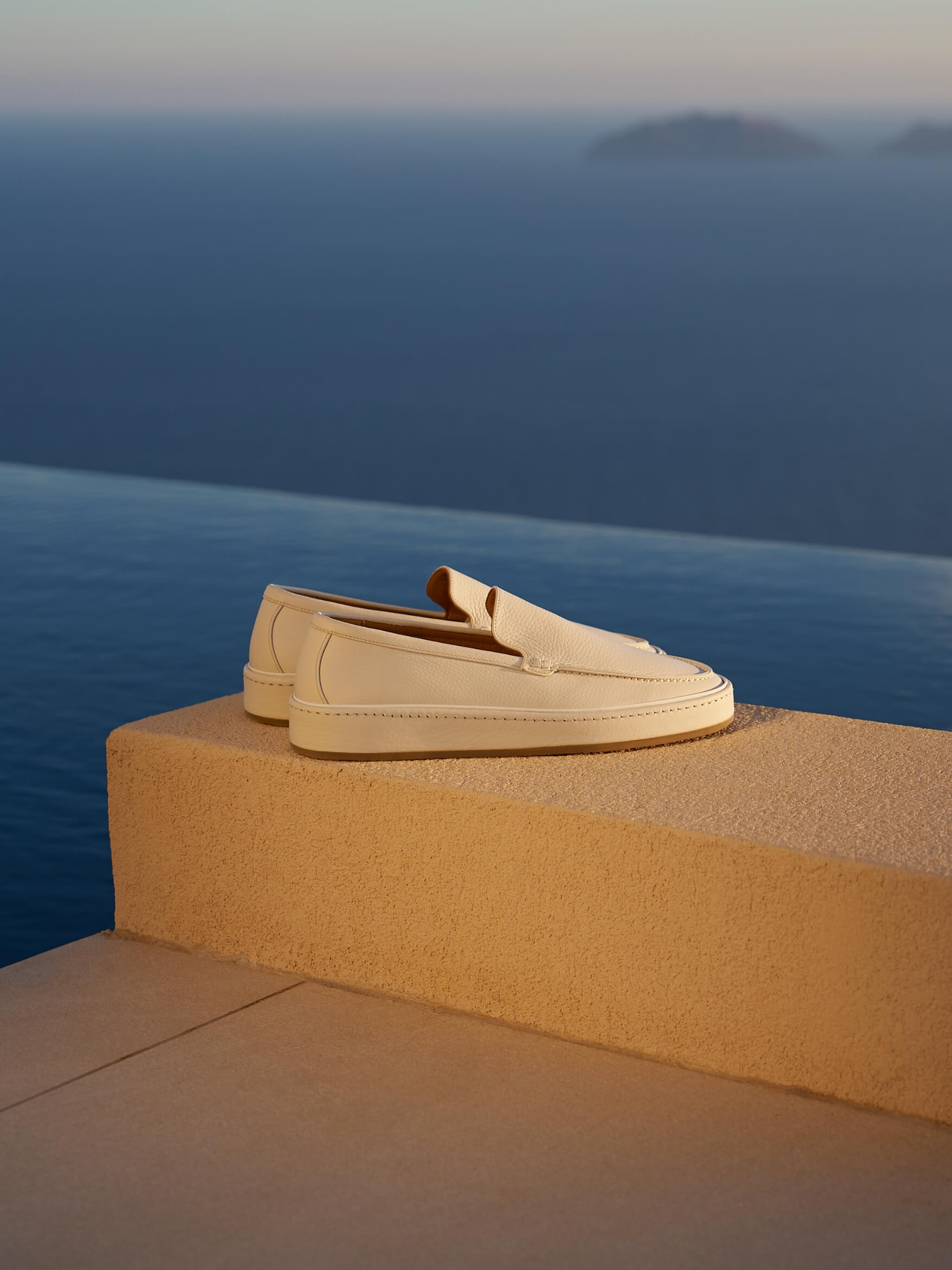 Ivory Grain Voyager Loafer