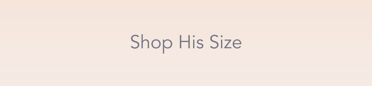 Shop Men's by Size