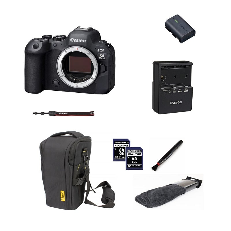 Canon - EOS R6 Mark II Mirrorless Camera - Body Only - (Includes Accessories at No Charge!)