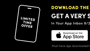Limited Time Offer | Download the Torrid App | In Your App Inbox 8/22 | Download on the App Store | Must have app downloaded to receive app inbox offer. 