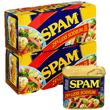 SPAM, 25% Less Sodium
