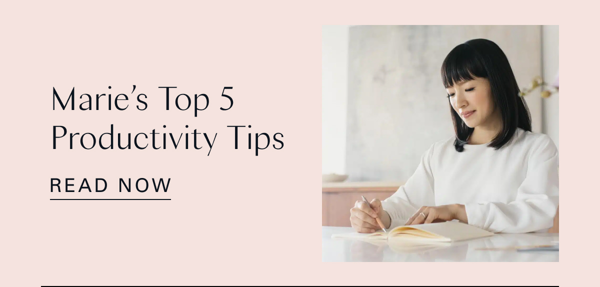 Marie’s Top 5 Productivity Tips 