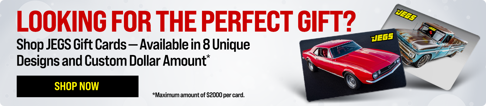 Shop JEGS Gift Cards
