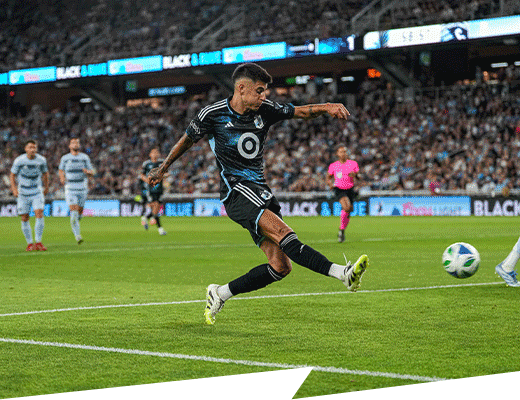 Joaquin Pereyra during MNUFC's match against SKC