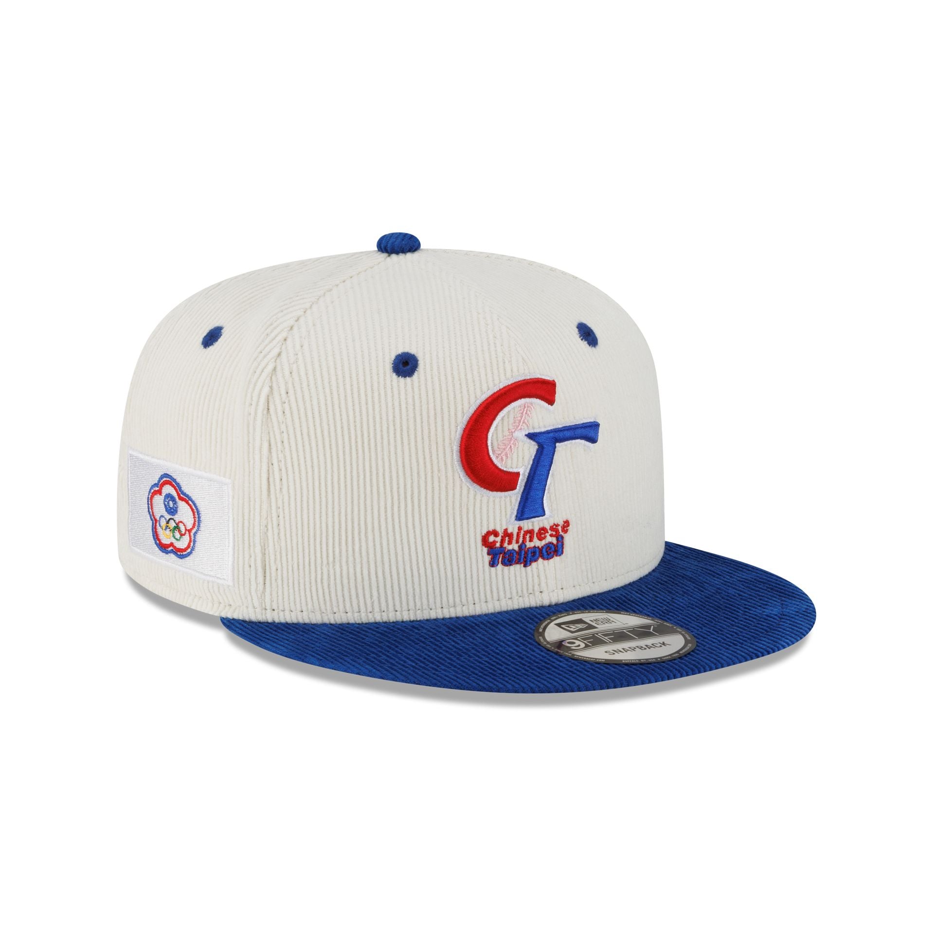 Image of Chinese Taipei 2026 World Baseball Classic Corduroy 9FIFTY Snapback Hat